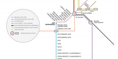 Ampang پارک lrt اسٹیشن کا نقشہ