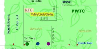 Pwtc کوالالمپور نقشہ