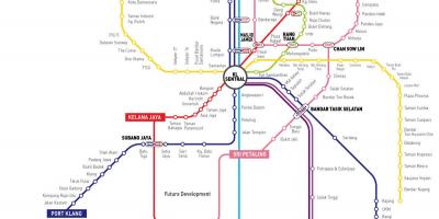 ایل ٹرین کے راستے کا نقشہ