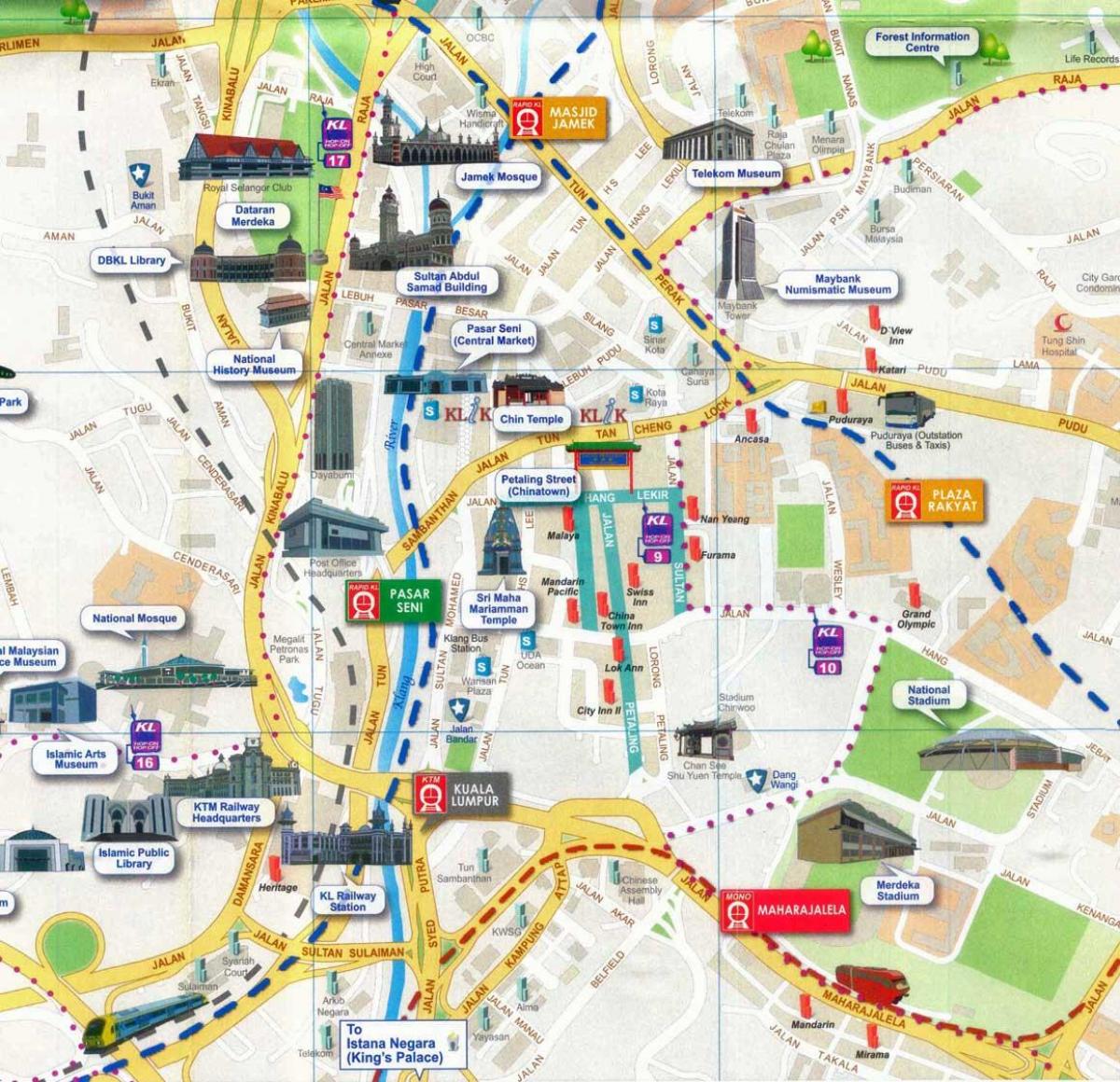 کا نقشہ سکھر سٹریٹ کوالالمپور