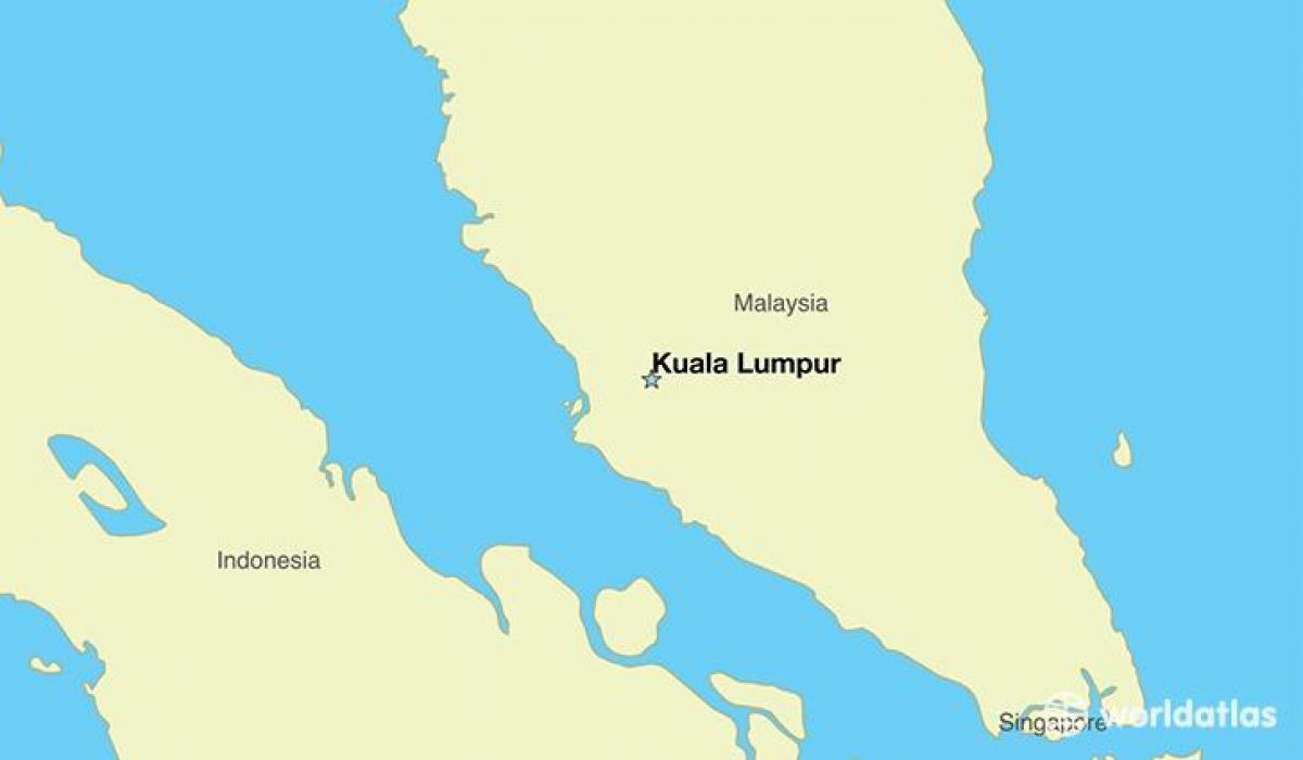 نقشہ کی ملائیشیا کے دارالحکومت