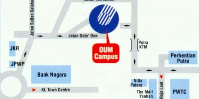 نقشہ کے بینک negara ملائیشیا کے محل وقوع