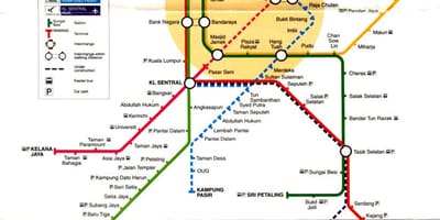 سٹار لائن lrt نقشہ