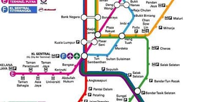شروع ایکسپریس راستے کا نقشہ