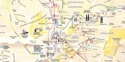 نقشہ کے لئے کوالالمپور