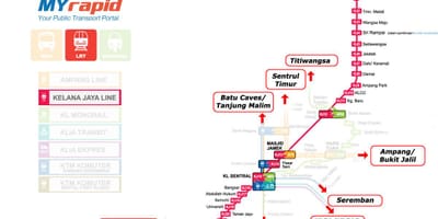 پُترا lrt نقشہ