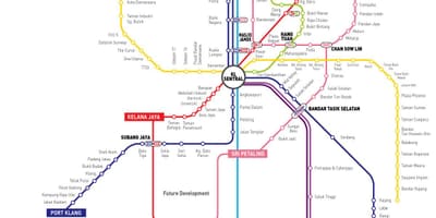 Kl مرکزی عمارت کا نقشہ