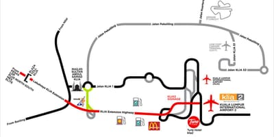 Klia2 نقشہ ڈائریکٹری