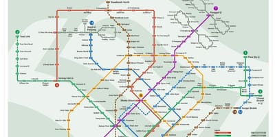 Mrt اسٹیشن کا نقشہ ملائیشیا