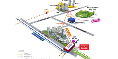 Titiwangsa lrt اسٹیشن کا نقشہ