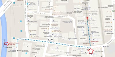Lrt pasar seni نقشہ